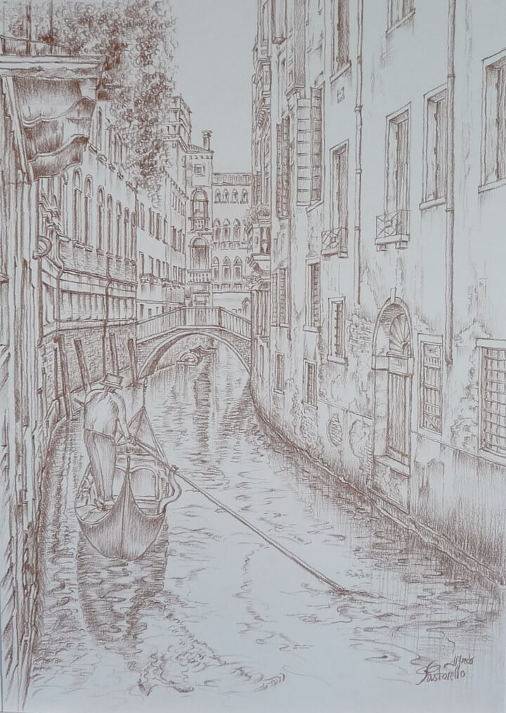 Venezia - Scorcio con gondola